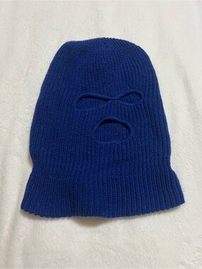 Royal Blue Knit Balaclava Ski Mask